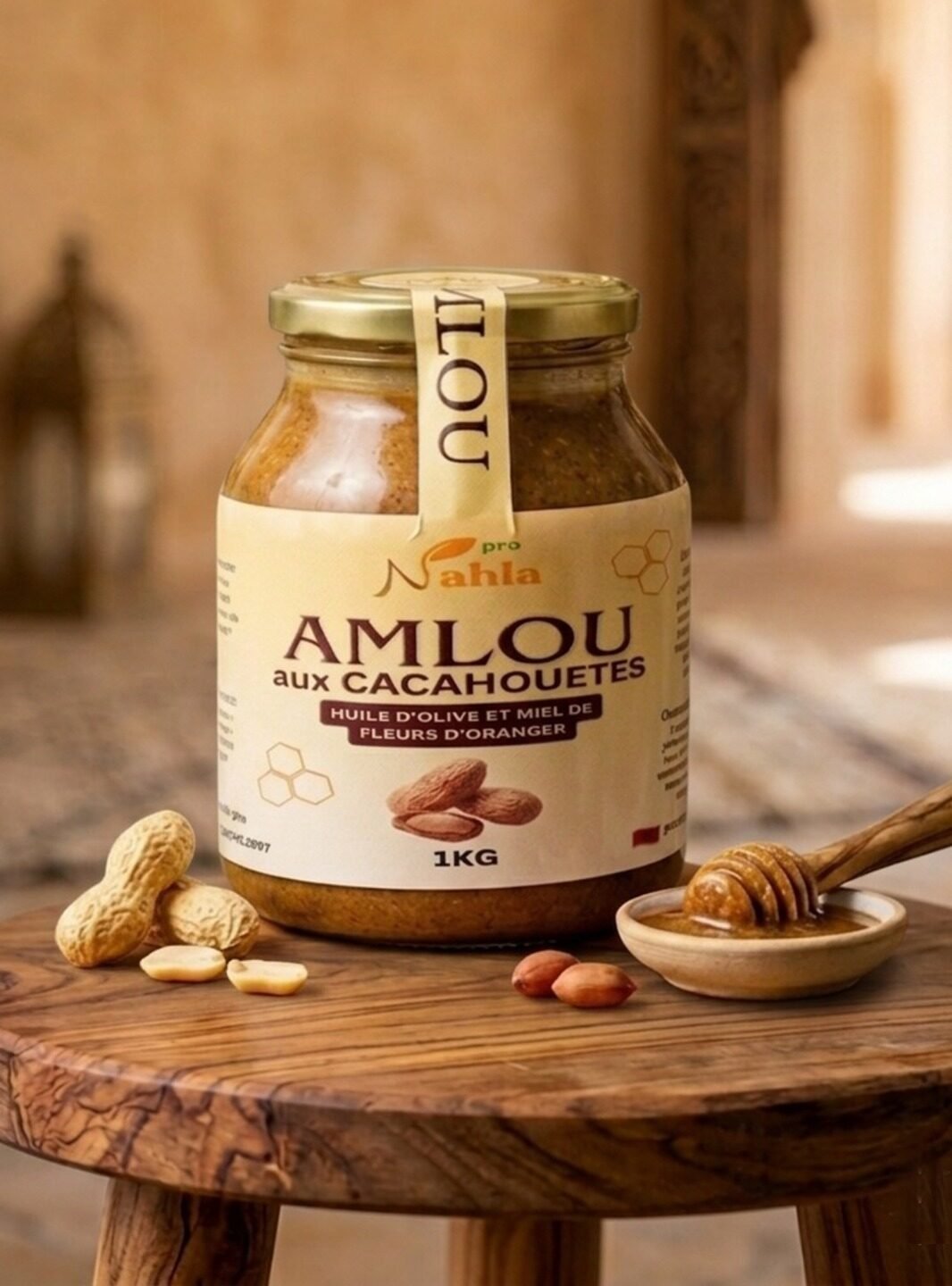 amlou aux cacahouètes naturel du maroc