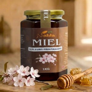 miel de fleurs printanieres naturel marocain